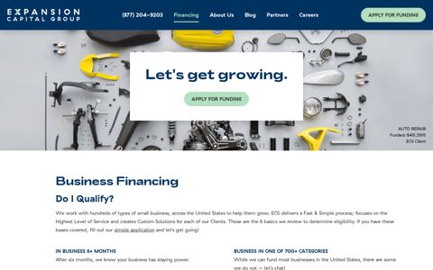 Business Financing - Expansion Capital Group