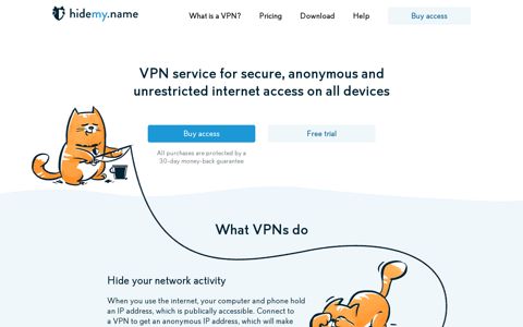 VPN service for secure, anonymous and unrestricted internet ...