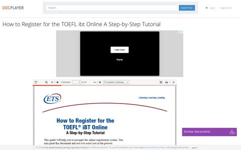 How to Register for the TOEFL ibt Online A Step-by-Step Tutorial