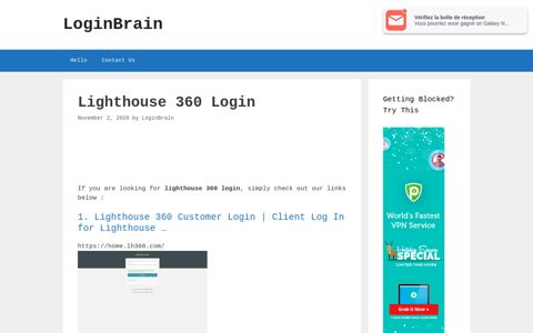 Lighthouse 360 - Lighthouse 360 Customer Login | Client Log ...