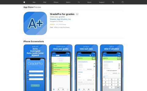 ‎GradePro for grades on the App Store