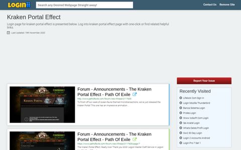 Kraken Portal Effect - Loginii.com