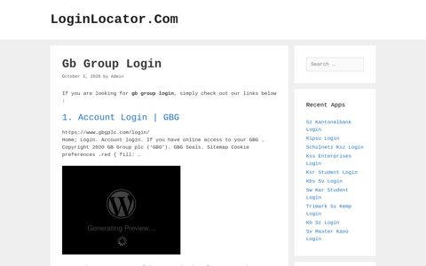 Gb Group Login - LoginLocator.Com
