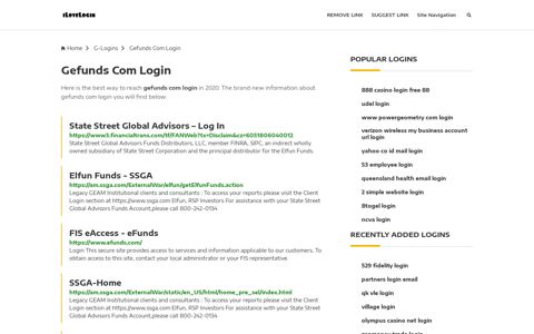 Gefunds Com Login ❤️ One Click Access - iLoveLogin