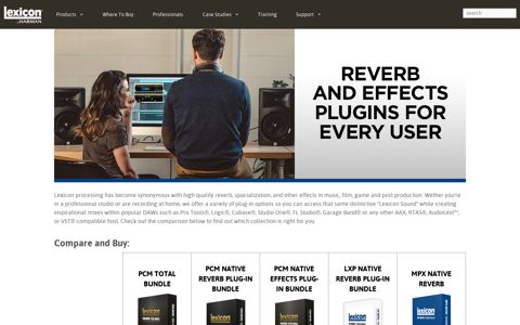 Plugins | Lexicon Pro - Legendary Reverb and Effects