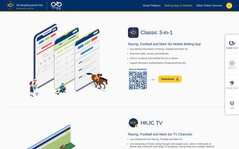 Betting Apps & Website - The Hong Kong Jockey Club