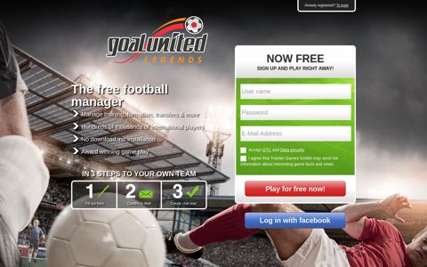 goalunited -The online football manager!