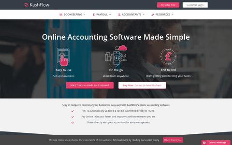 KashFlow - Accounting Software, Bookkeeping & Payroll