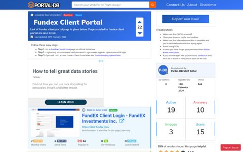 Fundex Client Portal