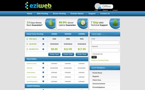 Email Only Hosting - eziWeb Ltd