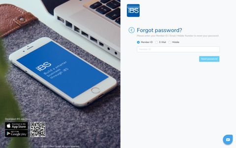 Forgot password? - Elken IBS Member Portal