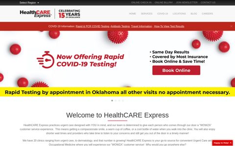 HealthCARE Express: Urgent Care Clinics & Occupational ...