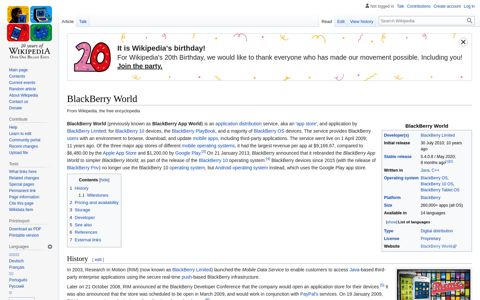 BlackBerry World - Wikipedia