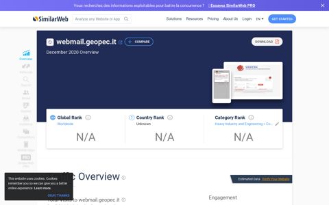 Webmail.geopec.it Analytics - Market Share Data & Ranking ...