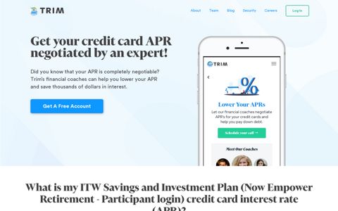 Call ITW Savings and Investment Plan (Now Empower ... - Trim