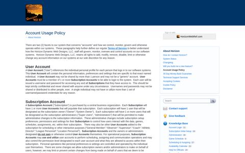 Account Usage Policy – New Feature Requests for ...