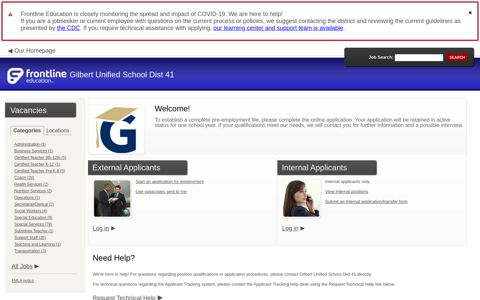 Gilbert Unified School Dist 41 - Frontline Recruitment