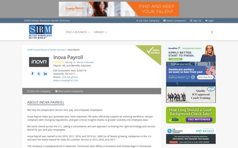 Inova Payroll - Review capabilities and get contact information ...