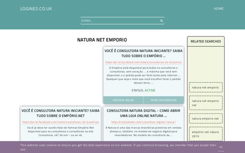 natura net emporio - General Information about Login - Logines.co.uk