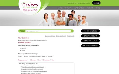 GenisysÂ® Credit Union - Genisys® Credit Union