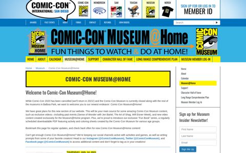 Comic-Con Museum@Home | Comic-Con International: San ...