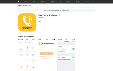 ‎FreePhone Business on the App Store - Apple
