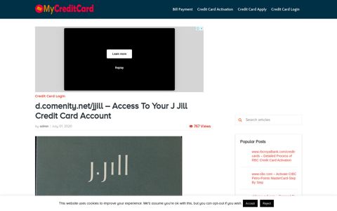 d.comenity.net/jjill - Access To Your J Jill Credit Card Account ...