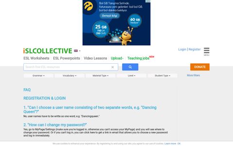FAQ - iSLCollective