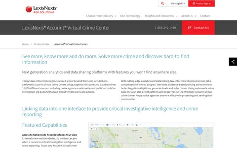 LexisNexis Accurint® Virtual Crime Center - LexisNexis Risk ...
