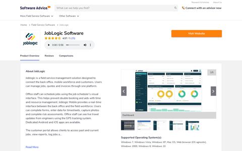 JobLogic Software - 2021 Reviews, Pricing & Demo