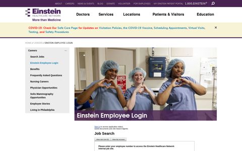 Einstein Employee Login - Einstein Healthcare Network