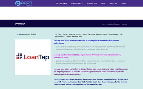 Loantap - Pagan Research! Online B2B Lead Database ...