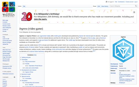 Ingress (video game) - Wikipedia
