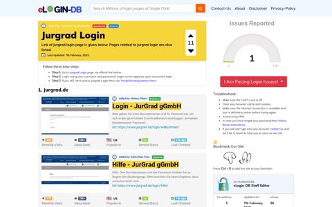 Jurgrad Login - A database full of login pages from all over the ...