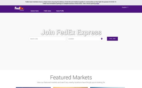 Join FedEx Express - FedEx Careers