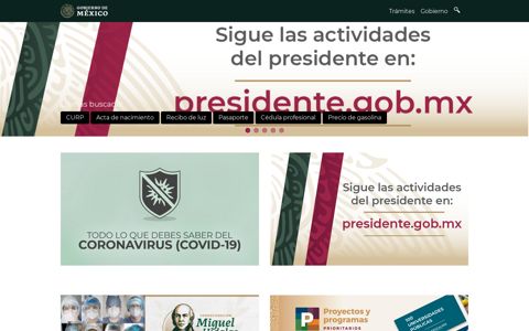 El portal único del gobierno. | gob.mx
