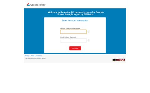 the online bill payment system for Georgia Power ... - BillMatrix