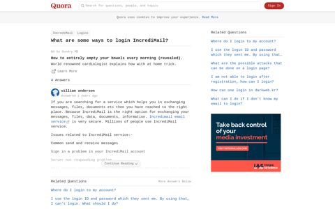 What are some ways to login IncrediMail? - Quora