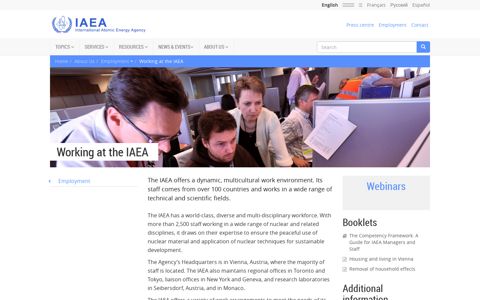 Working at the IAEA | IAEA