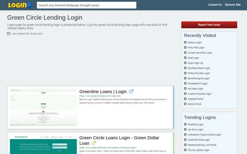 Green Circle Lending Login - Loginii.com