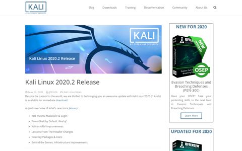 Kali Linux 2020.2 Release | Kali Linux