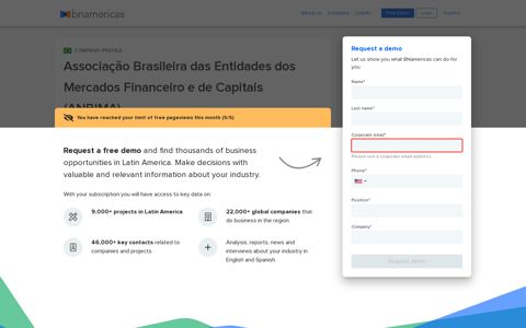 Associação Brasileira das Entidades dos Mercados ...