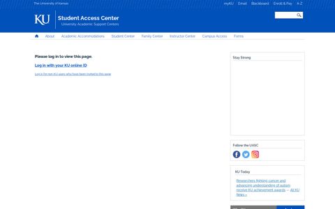 Please log in | Student Access Center