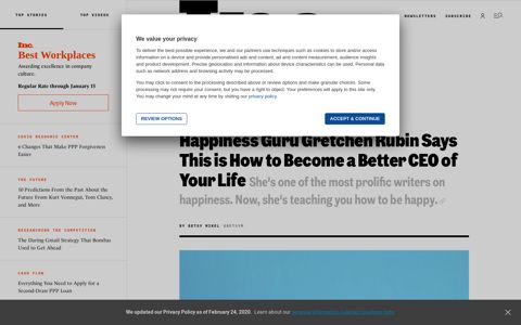 Happiness Guru Gretchen Rubin Wants to Teach You How to ...