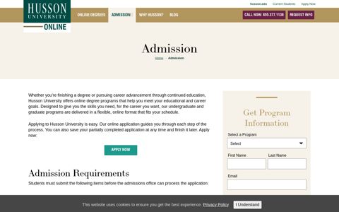 Admission | Husson University