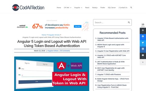 Angular 5 Login and Logout with Web API Using Token Based ...