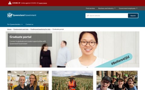 Graduate portal | Employment and jobs | Queensland ...