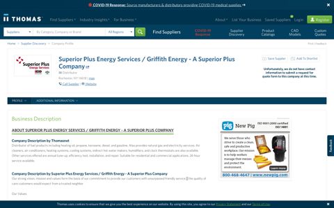 Superior Plus Energy Services / Griffith Energy - A Superior ...