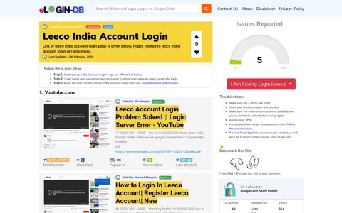 Leeco India Account Login