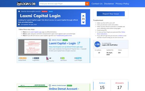 Laxmi Capital Login - Logins-DB